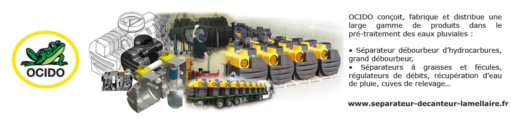 OCIDO - Produits de pré-traitement des eaux pluviales